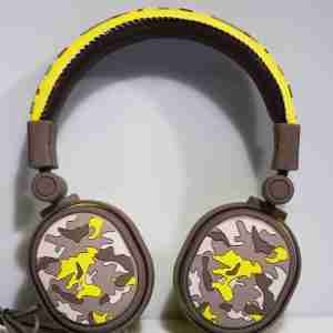 YZSY STEREO HEADPHONES ARTIST EDITION CAMOUFLAGE - YELLOW