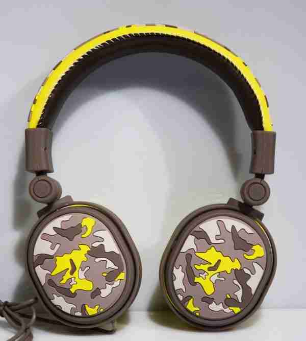 YZSY STEREO HEADPHONES ARTIST EDITION CAMOUFLAGE - YELLOW