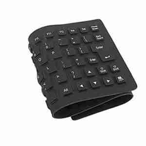 LAMTECH USB FLEXIBLE KEYBOARD BLACK