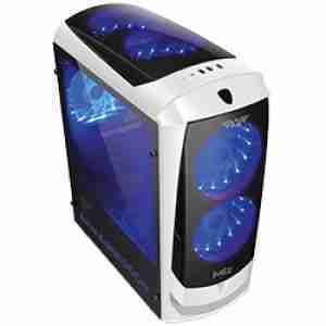 ARMAGGEDDON GAMING PC CASE M1Z WHITE 2 FAN