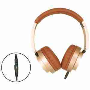 <p> YZSY VIGO WIRED HEADPHONES BROWN</p>