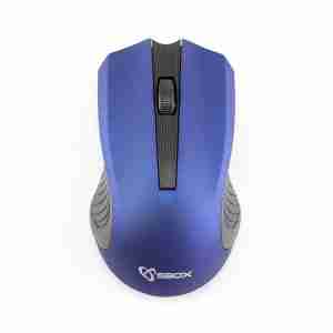 SBOX WIRELESS OPRTICAL MOUSE WM-373 BLUE
