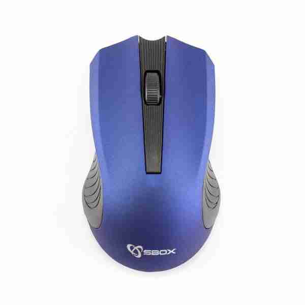SBOX WIRELESS OPRTICAL MOUSE WM-373 BLUE