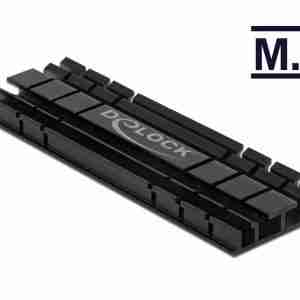 DELOCK Ψύκτρα 70 mm flat για M.2 συσκευές, μαύρη