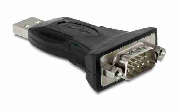 DELOCK Adapter από serial RS-232 σε USB 2.0 type A + 80cm USB καλώδιο