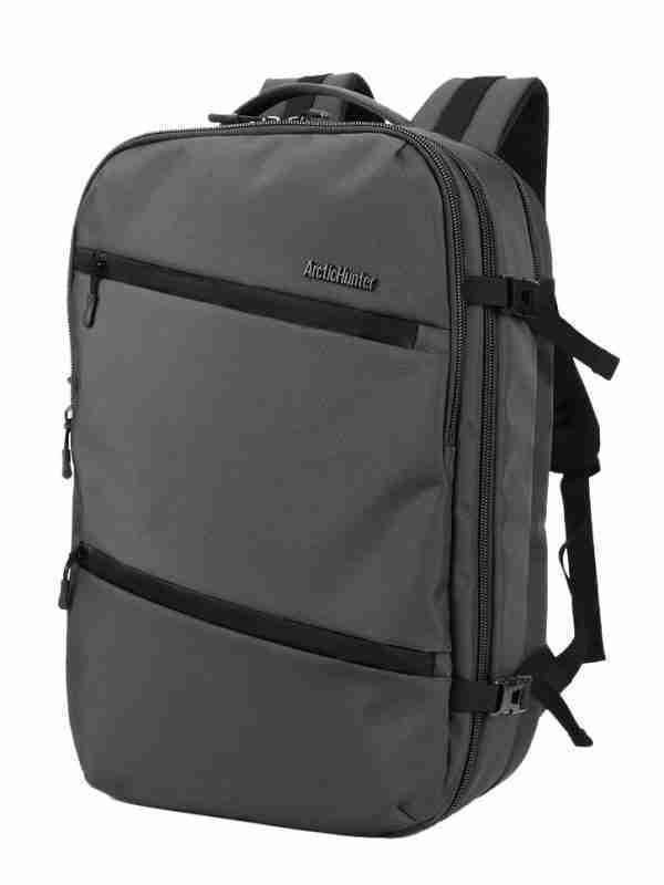 ARCTIC HUNTER τσάντα πλάτης B-00184, laptop, USB-3.5mm, αδιάβροχη, γκρι