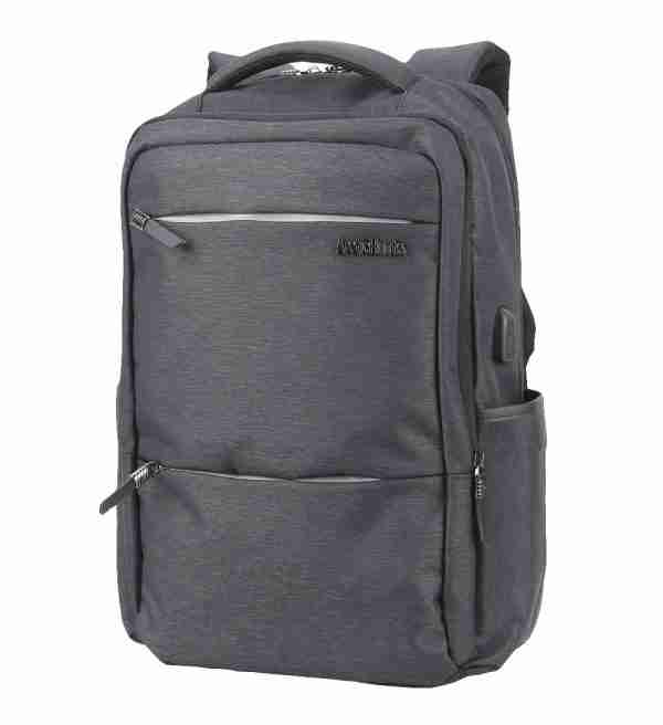 ARCTIC HUNTER τσάντα πλάτης B00107-BK, laptop, αδιάβροχη, μαύρη