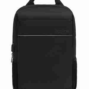 ARCTIC HUNTER τσάντα πλάτης B00218-BK, laptop, USB, αδιάβροχη, μαύρη