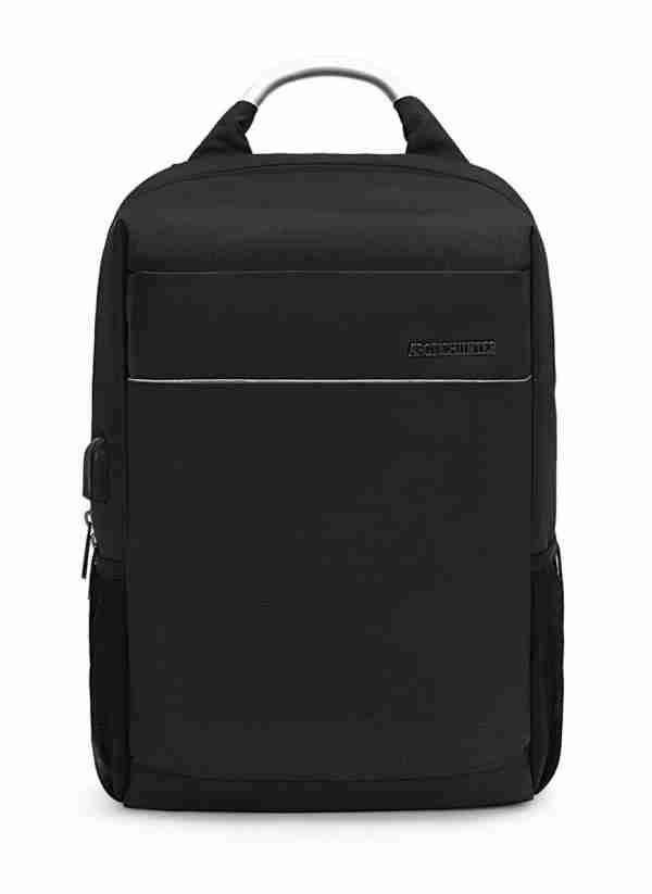 ARCTIC HUNTER τσάντα πλάτης B00218-BK, laptop, USB, αδιάβροχη, μαύρη