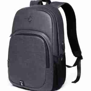 ARCTIC HUNTER τσάντα πλάτης B00249, laptop, USB, αδιάβροχη, σκούρο γκρι