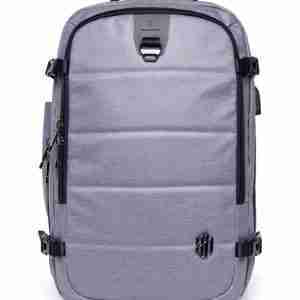 ARCTIC HUNTER τσάντα πλάτης B00260, laptop, USB-3.5mm, αδιάβροχη, γκρι