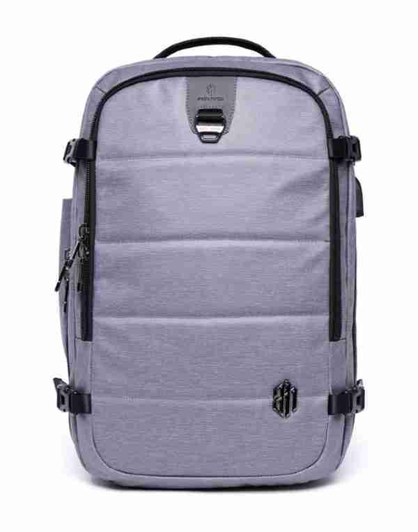 ARCTIC HUNTER τσάντα πλάτης B00260, laptop, USB-3.5mm, αδιάβροχη, γκρι