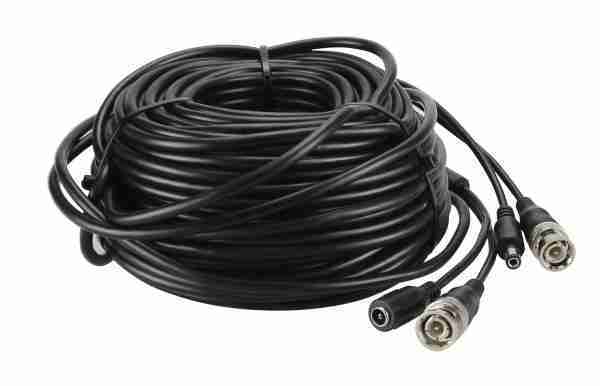 LONSGE Καλώδιο CCTV-CAB10, 3.5+3.5mm PVC Black, 10m