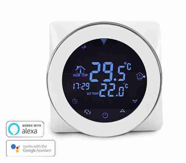 Έξυπνος Θερμοστάτης Καλοριφέρ HY04, WiFi, internet Control, touch screen