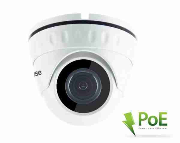 LONGSE IP POE Dome Κάμερα 1080p, 3.6mm, 3MP, IR 25M, SD card, αδιάβροχη