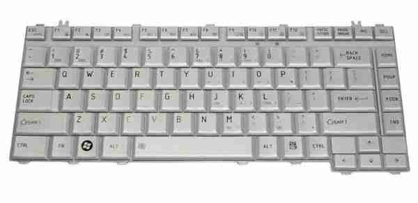 Πληκτρολόγιο Αντ. Για Toshiba Satellite A200 A205 A210 Series US Ασημί