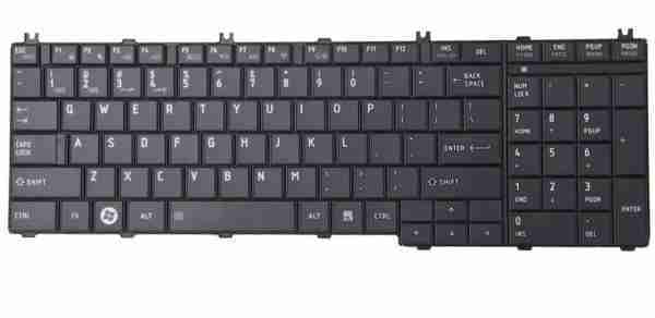 Πληκ. Αντ. Για Toshiba Satellite Pro C650 C660 L650 C655 L670 US Μαύρο