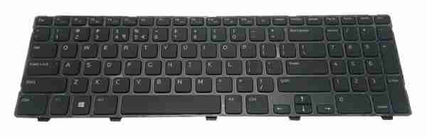 Πληκτρολόγιο για DELL Inspiron 15, 3521, 3537, 5521, Μαύρο