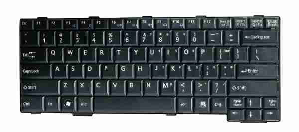 Πληκτρολόγιο για FUJITSU Lifebook E751, Black