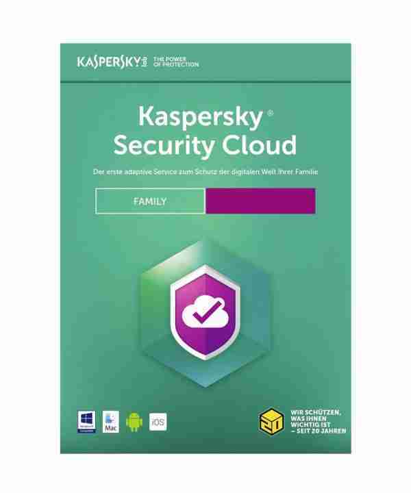 KASPERSKY Security Cloud, 20 συσκευές, 20 χρήστες, 1 έτος, English