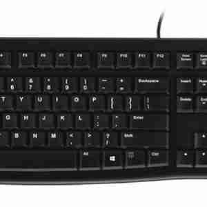 LOGITECH Ενσύρματο πληκτρολόγιο K120, USB, 1.5m, μαύρο