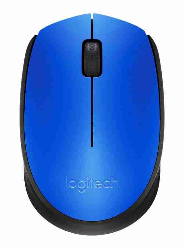 LOGITECH ασύρματο ποντίκι M171, 1000DPI, μαύρο-μπλε
