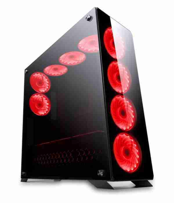 REDRAGON Gaming case GC801 Ironhide, Full Glass, 6x RGB fans