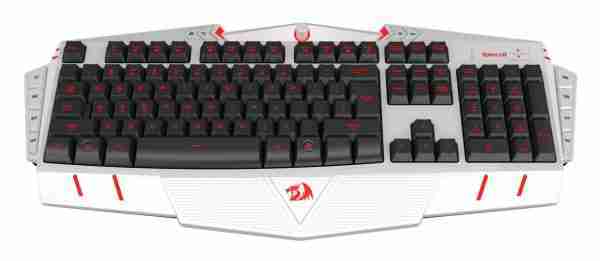 REDRAGON ενσύρματο Gaming πληκτρολόγιο K501W Asura, illuminated, άσπρο