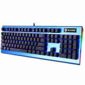 SADES Ενσύρματο πληκτρολόγιο K13 Sickle, μηχανικό, RGB Side, Blue switch