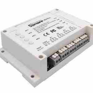 SONOFF Smart Διακόπτης 4CH PRO R2, 4 θέσεων, 10A, WiFi, RF, λευκός