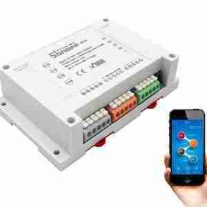 SONOFF Smart Διακόπτης WiFi 4CH R2, 4 θέσεων, 10A, WiFi, λευκό