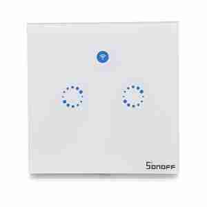 SONOFF Smart ασύρματος διακόπτης για φώτα T1 UK , WiFi, 2.5mm, λευκός