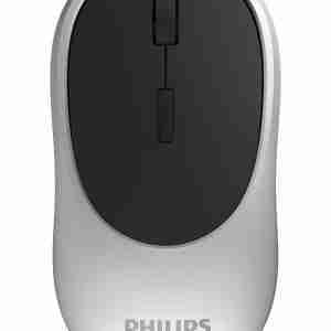 PHILIPS ασύρματο ποντίκι SPK7413 2000DPI, 4 πλήκτρα, 450mAh, μαύρο-ασημί