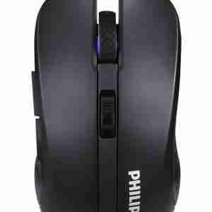 PHILIPS ενσύρματο gaming ποντίκι SPK9313, 2400DPI, 6 πλήκτρα, μαύρο