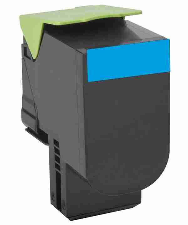 Συμβατό Toner για LEXMARK, 802SC, Cyan, 2K