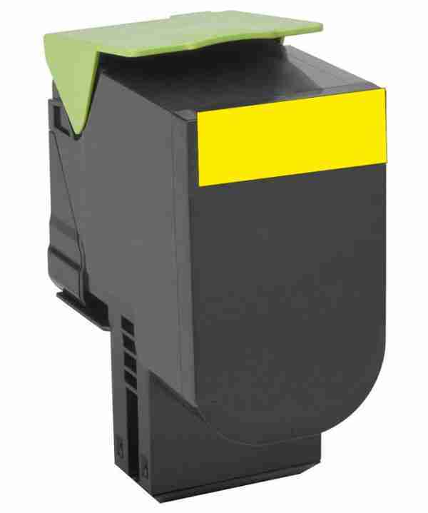 Συμβατό Toner για LEXMARK, 802SY, Yellow, 2K