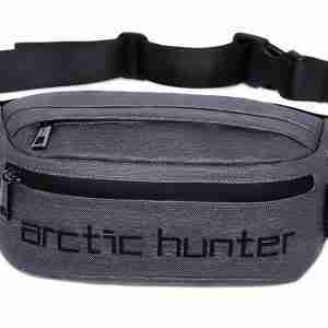 ARCTIC HUNTER τσάντα μέσης YB14000-1-DG, αδιάβροχη, σκούρο γκρί