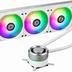 Lian Li Galahad 360 Silver Liquid CPU Cooler - 360mm RGB water Cooler