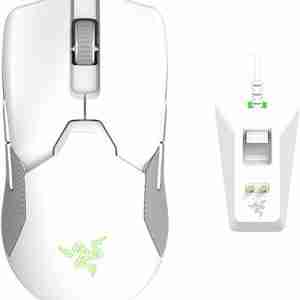 Razer VIPER ULTIMATE MERCURY & CHARGE DOCK - Wireless Optical RGB Gaming Mouse Chroma