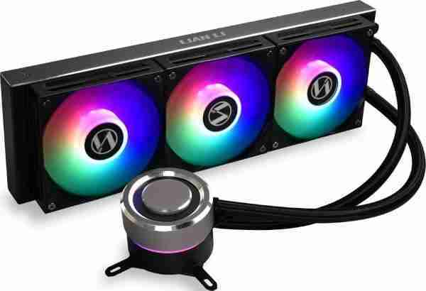 Lian Li Galahad 360 Black Liquid CPU Cooler - 360mm RGB water Cooler