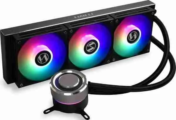 Lian Li Galahad 360 Black Liquid CPU Cooler - 360mm RGB water Cooler