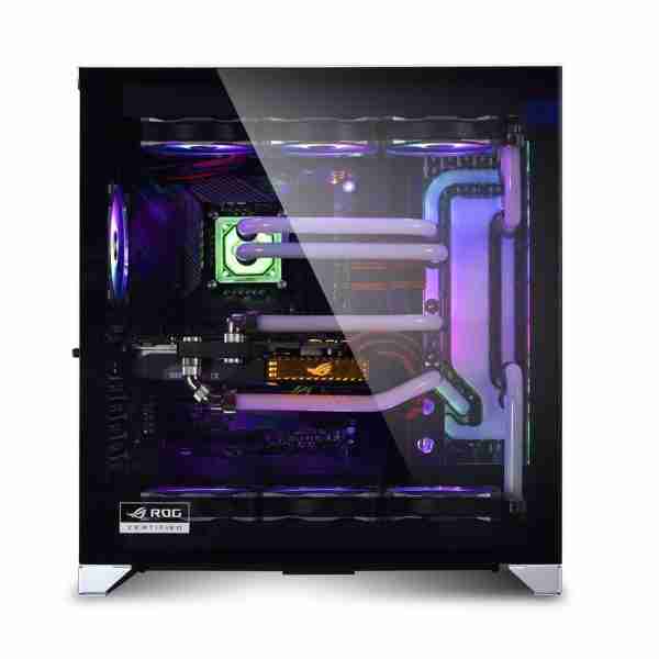 Lian Li PC-O11 Dynamic XL ROG Certify Silver - Black E-ATX / ATX / M-ATX (steel & aluminium) PC Case - Image 4