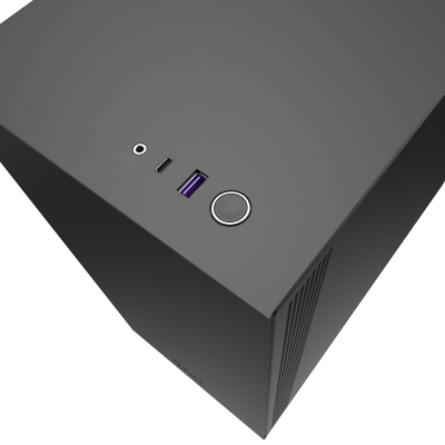 H510i BlackRed top front IO focous