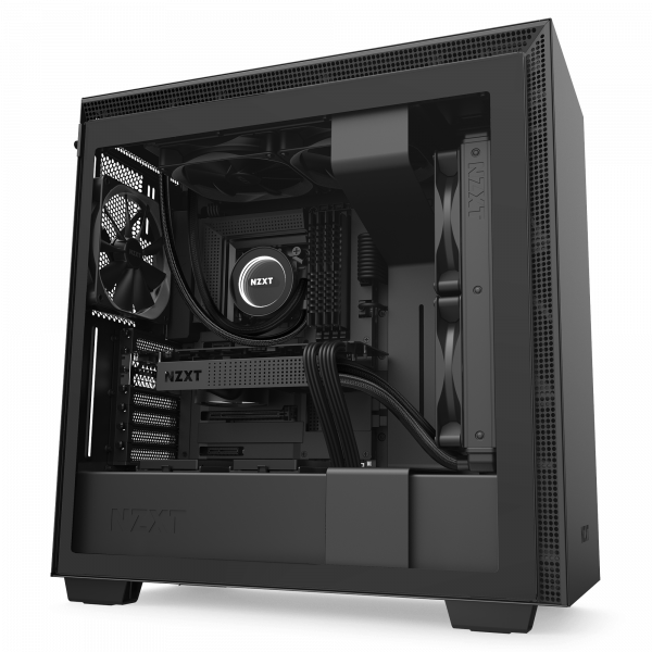 NZXT H710 BLACK - Tempered Glass - 272mm EATX PC Case