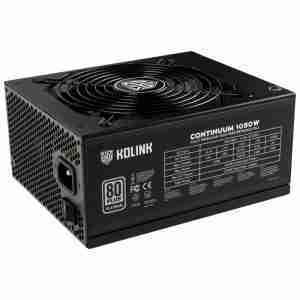 Kolink Continuum 80 PLUS Platinum PSU modular 1050 Watt PC Power Supply - With Cable