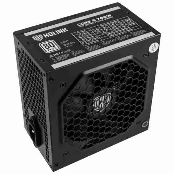 Kolink Core S Series 80 PLUS PSU - 700 Watt Power Supply with Cable