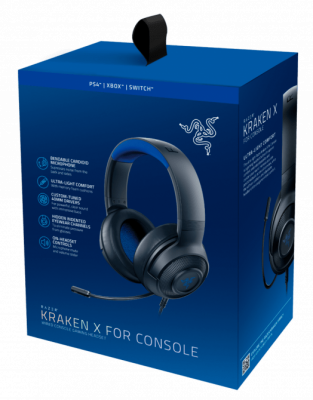 Razer Kraken X For Console 2019 3D Box Front e1615986101783