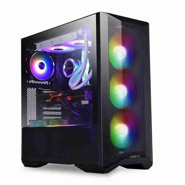 Lian Li Lancool II Mesh Black - Black  ( 3 x 120mm aRGB fans included) PC Case