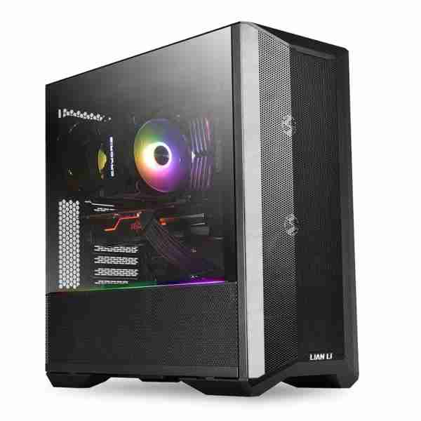Lian Li Lancool II Mesh Performance Black - Black (2x 140mm PWM front, 1x 120mm PWM rear) PC Case