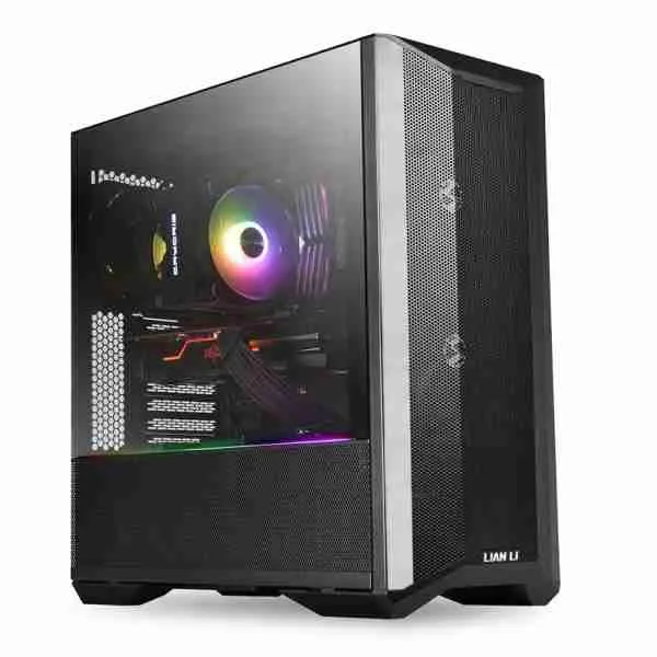 Lian Li Lancool II Mesh Performance Black - Black (2x 140mm PWM front, 1x 120mm PWM rear) PC Case